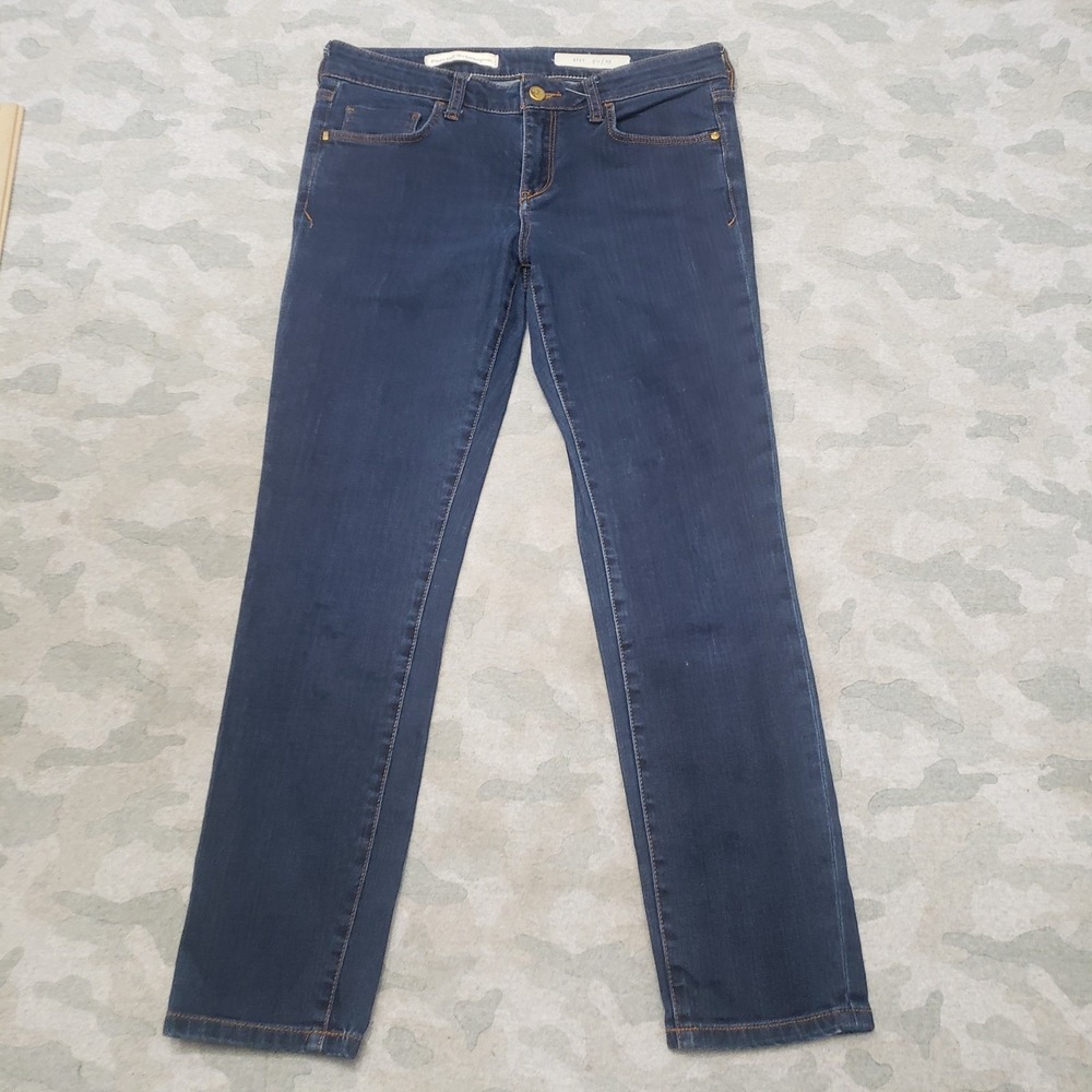 Pilcro and The Letterpress Jeans Womens 29‎ Blue Stet Skinny Denim Medium Wash